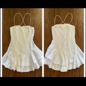 Brand new Lucy in the sky white party dress sz 0